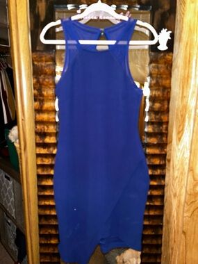 Royal Blue Bodycon Mini Dress